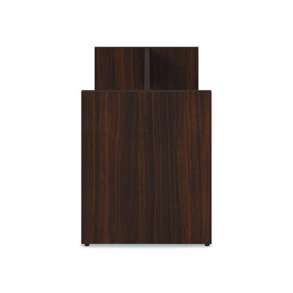 Alera Seville 96" Wide Conference Table Base, 50w x 22d x 28h, Mahogany. Picture 4
