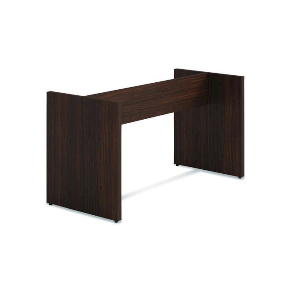 Alera Seville 96" Wide Conference Table Base, 50w x 22d x 28h, Mahogany. Picture 1