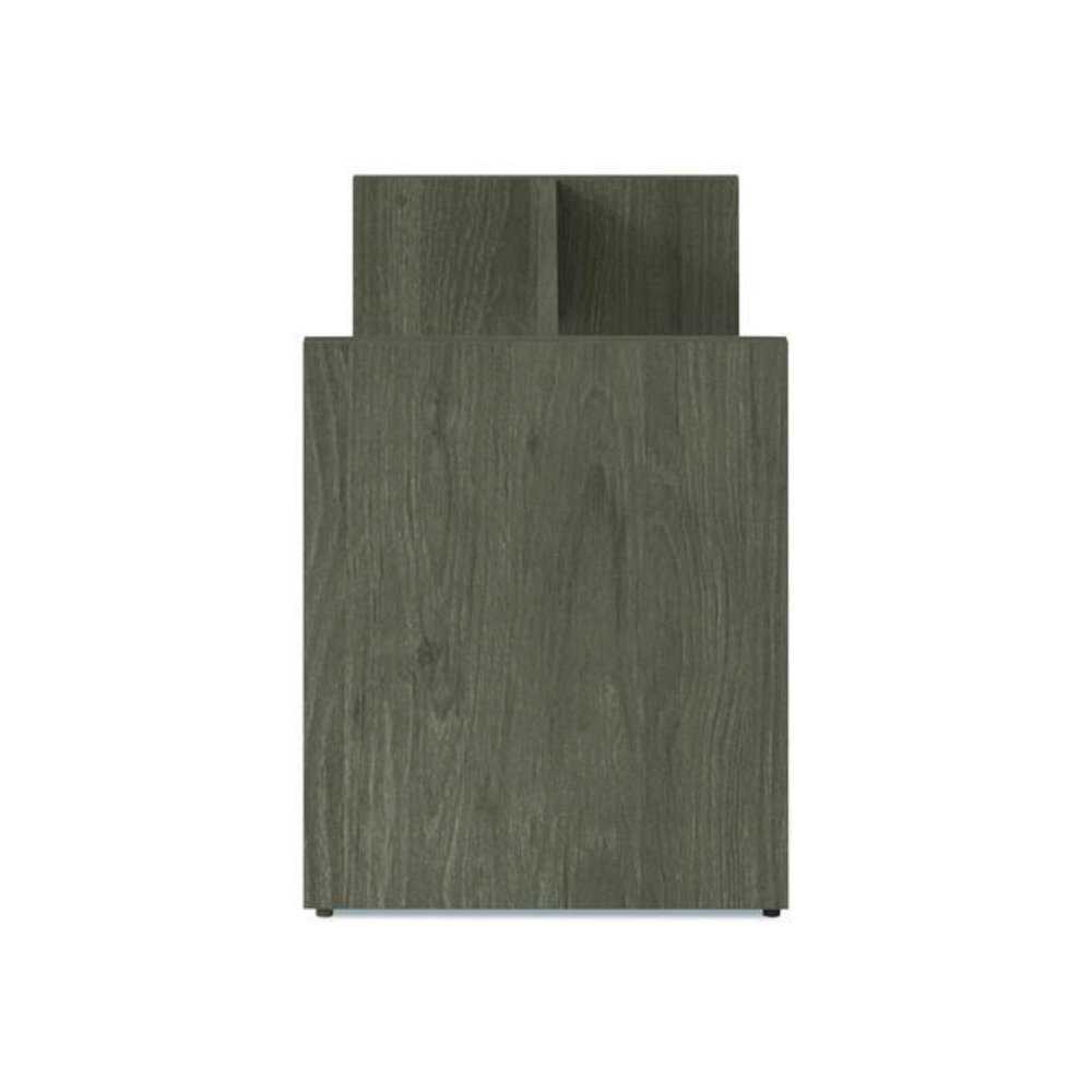 Alera Seville 96" Wide Conference Table Base, 50w x 22d x 28h, Walnut. Picture 4