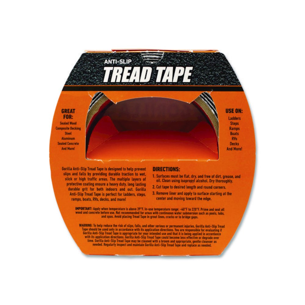 Tread Tape, 3" Core, 2" x 10 ft, Black. Picture 2