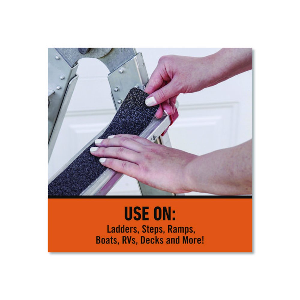 Tread Tape, 3" Core, 2" x 10 ft, Black. Picture 5