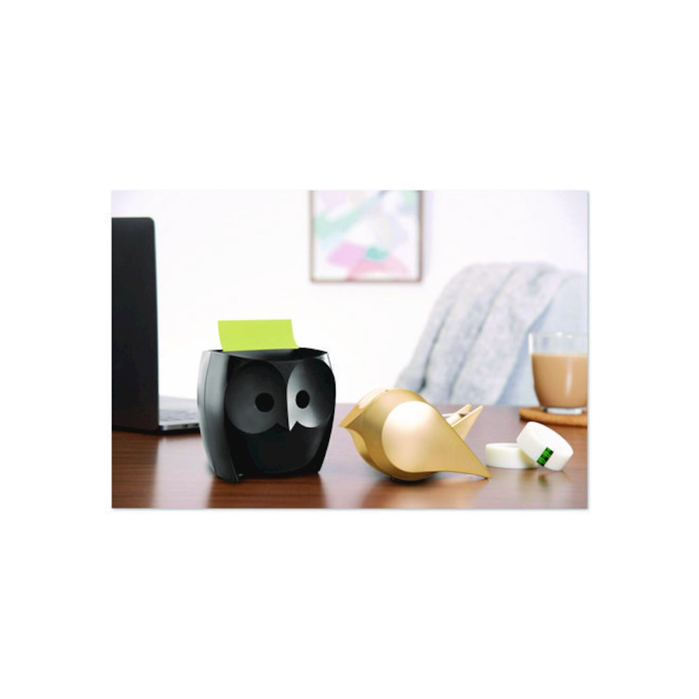 Bird Desktop Tape Dispenser, 1" Core, Metallic Gold. Picture 6