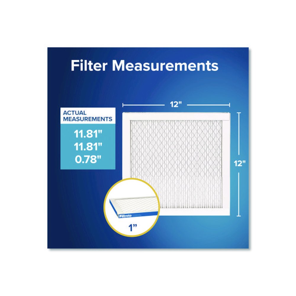 Premium Allergen, Bacteria and Virus Air Filter, MERV 13, MPR 1900, 12 x 12, 4/Carton. Picture 2