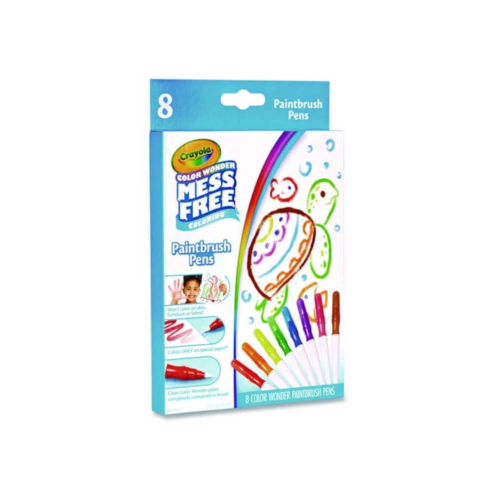 Color Wonder Paintbrush Pens, Assorted Colors, 8/Pack. Picture 3