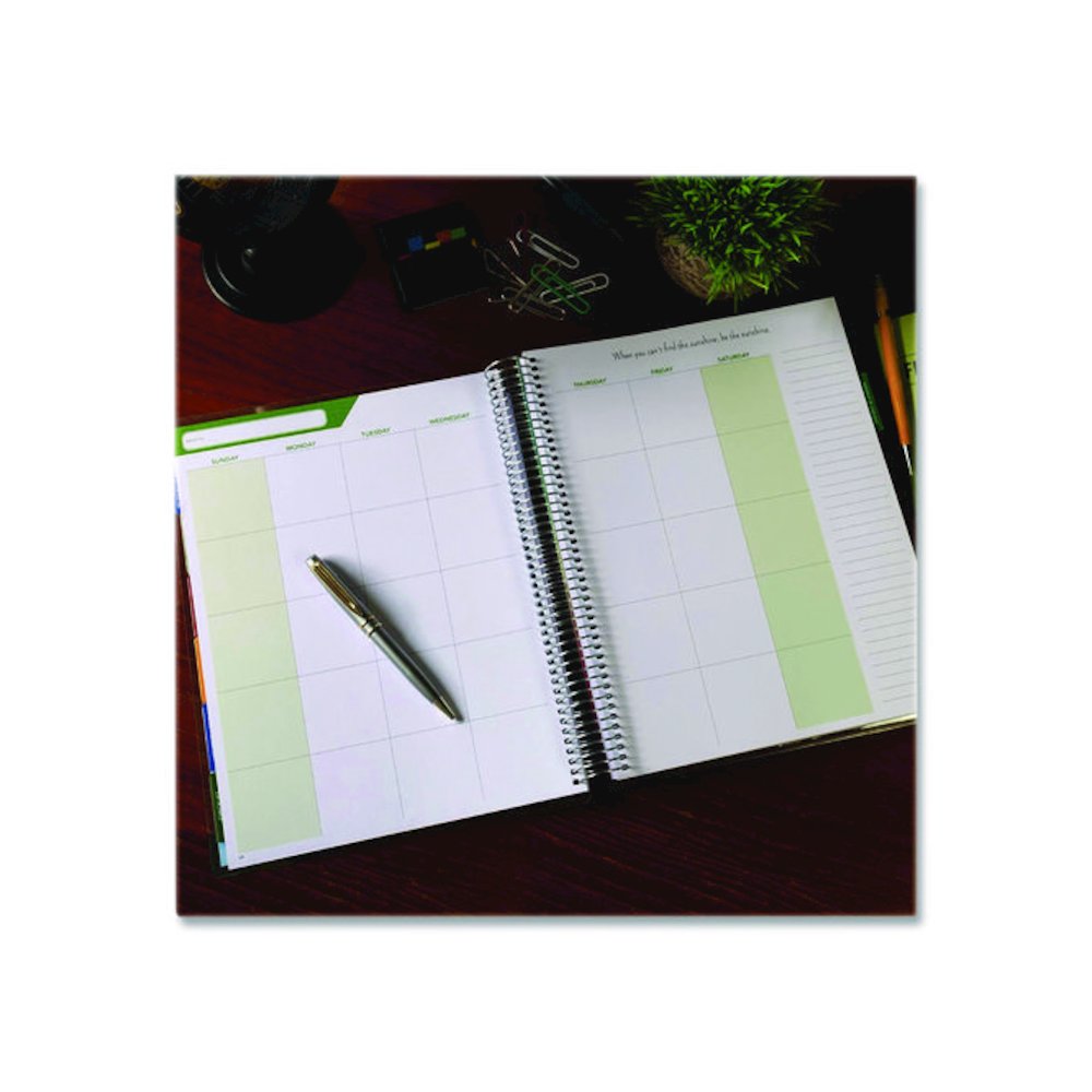 Deluxe Teacher's Academic Weekly/Monthly Planner, 7 Classes, Rainbow Artwork, Multicolor Cover, 11 x 8.5 Sheets, 52-Week Span. Picture 7