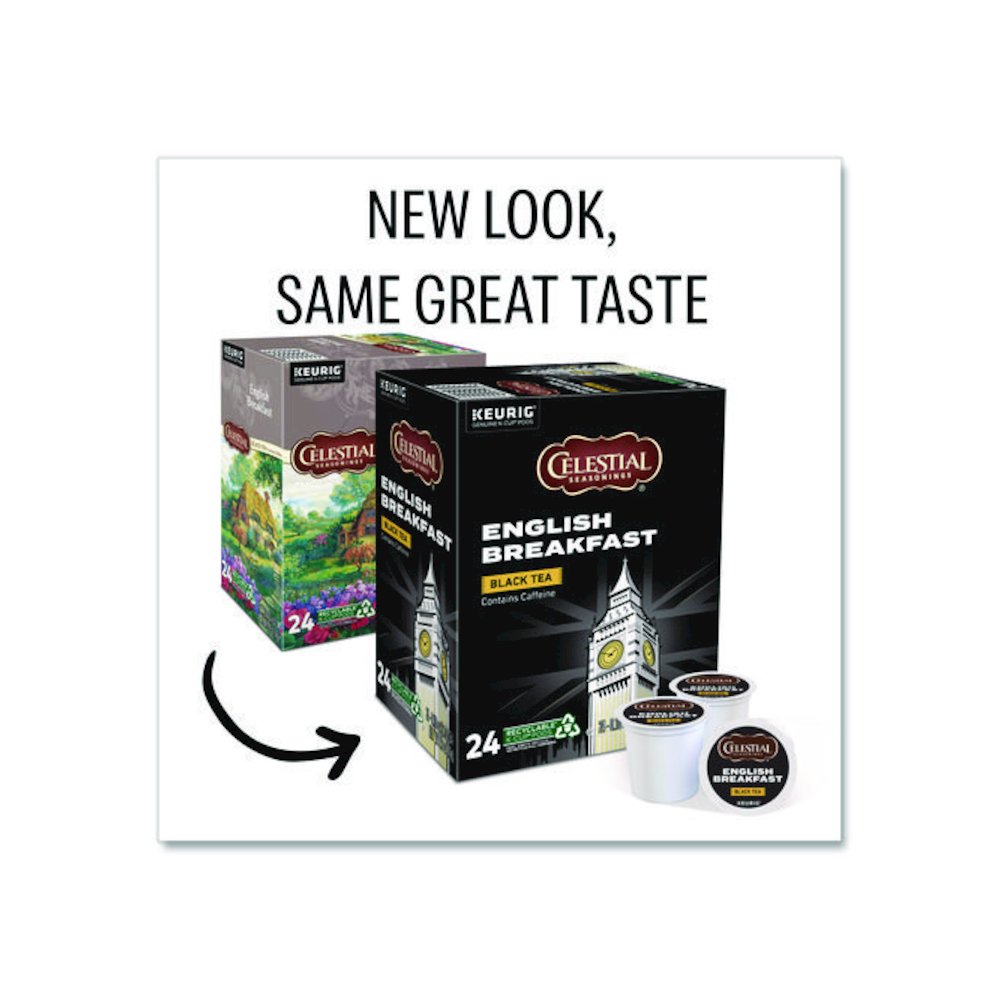 English Breakfast Black Tea K-Cups, 96/Carton. Picture 5