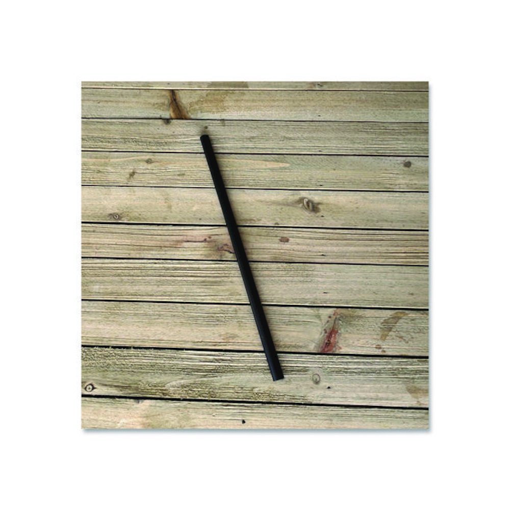 Giant Straws, 7.75", Polypropylene, Black, 150/Pack, 10 Packs/Carton. Picture 3