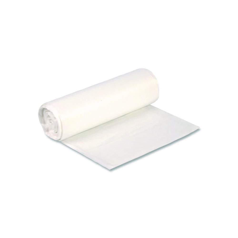 High-Density Can Liners, 16 gal, 8 mic, 24 x 33, Natural, Perforated Roll, 1,000/Carton. Picture 1