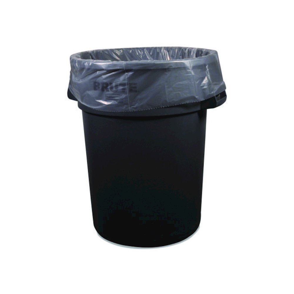 Linear Low-Density Can Liners, 56 gal, 1.1 mil, 46" x 50", Clear, 100/Carton. Picture 3