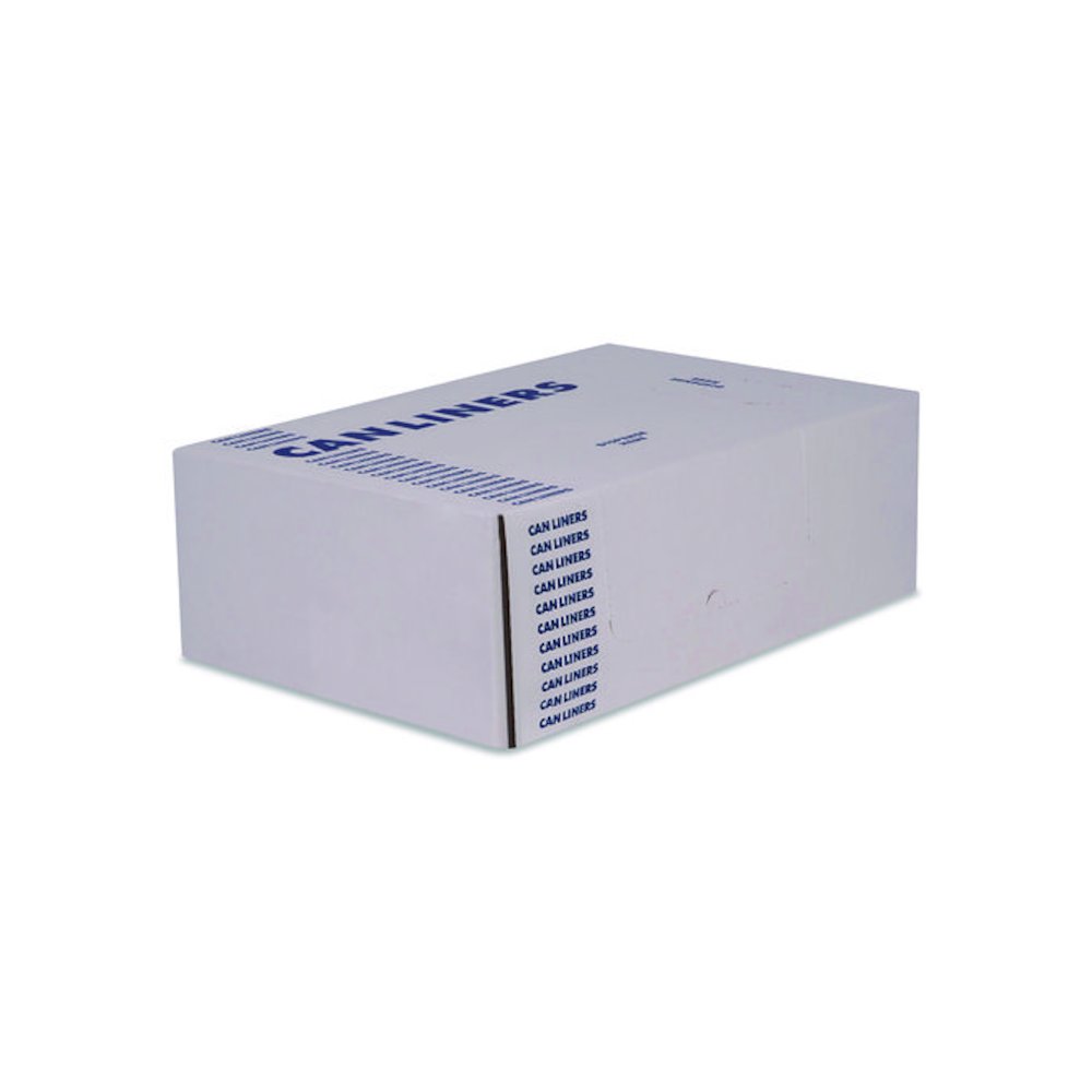 Linear Low-Density Can Liners with Dual-Dispense Box, 55 gal, 1.3 mil, 40" x 53", Clear, 100/Carton. Picture 4
