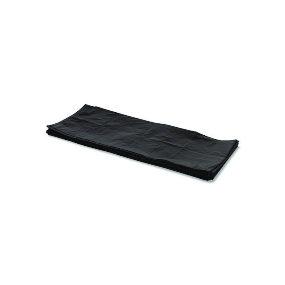 Linear Low Density Can Liners, 56 gal, 1.5 mil, 46' x 50", Black, 100/Carton. Picture 2
