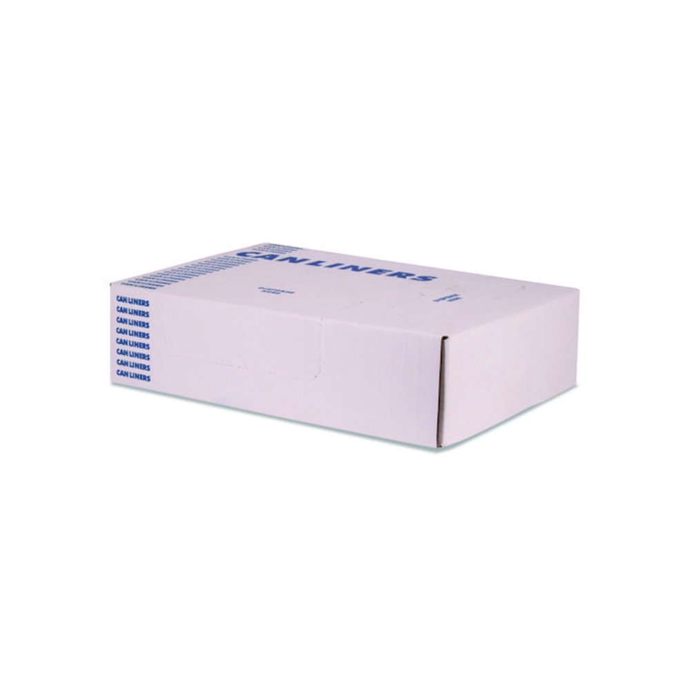 Linear Low Density Can Liners, 56 gal, 1.5 mil, 46' x 50", Black, 100/Carton. Picture 4