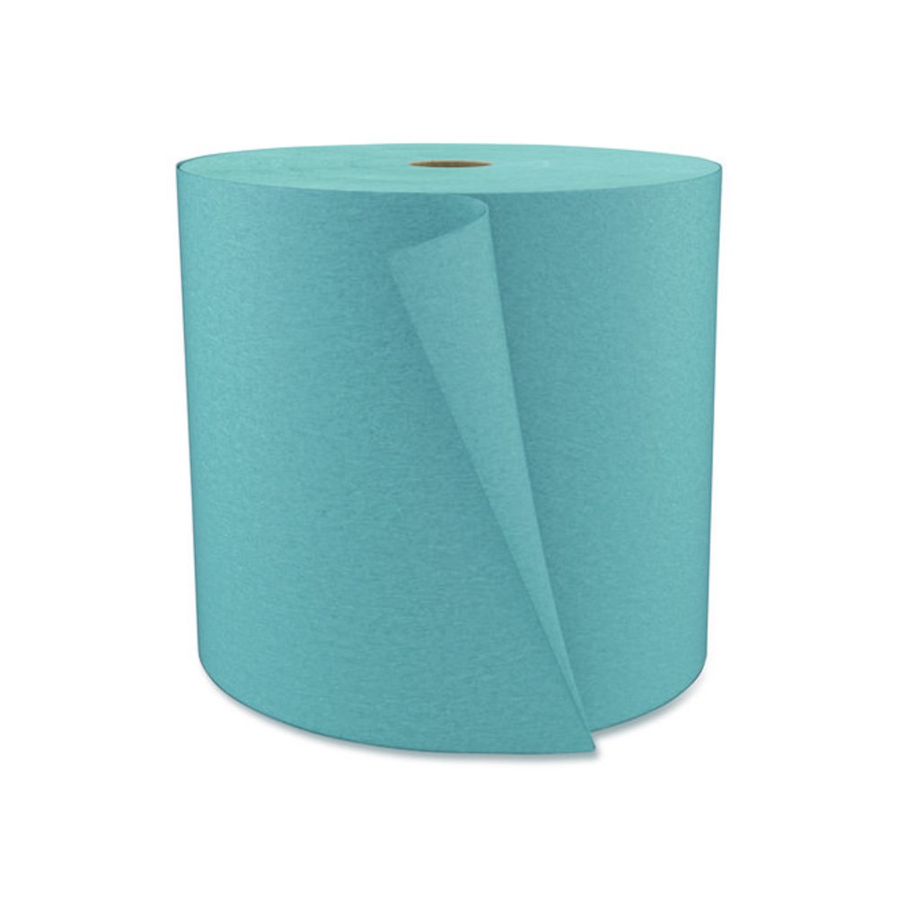 Tuff-Job Spunlace Towels, Blue, Jumbo Roll, 12 x 13, 955/Roll. Picture 2