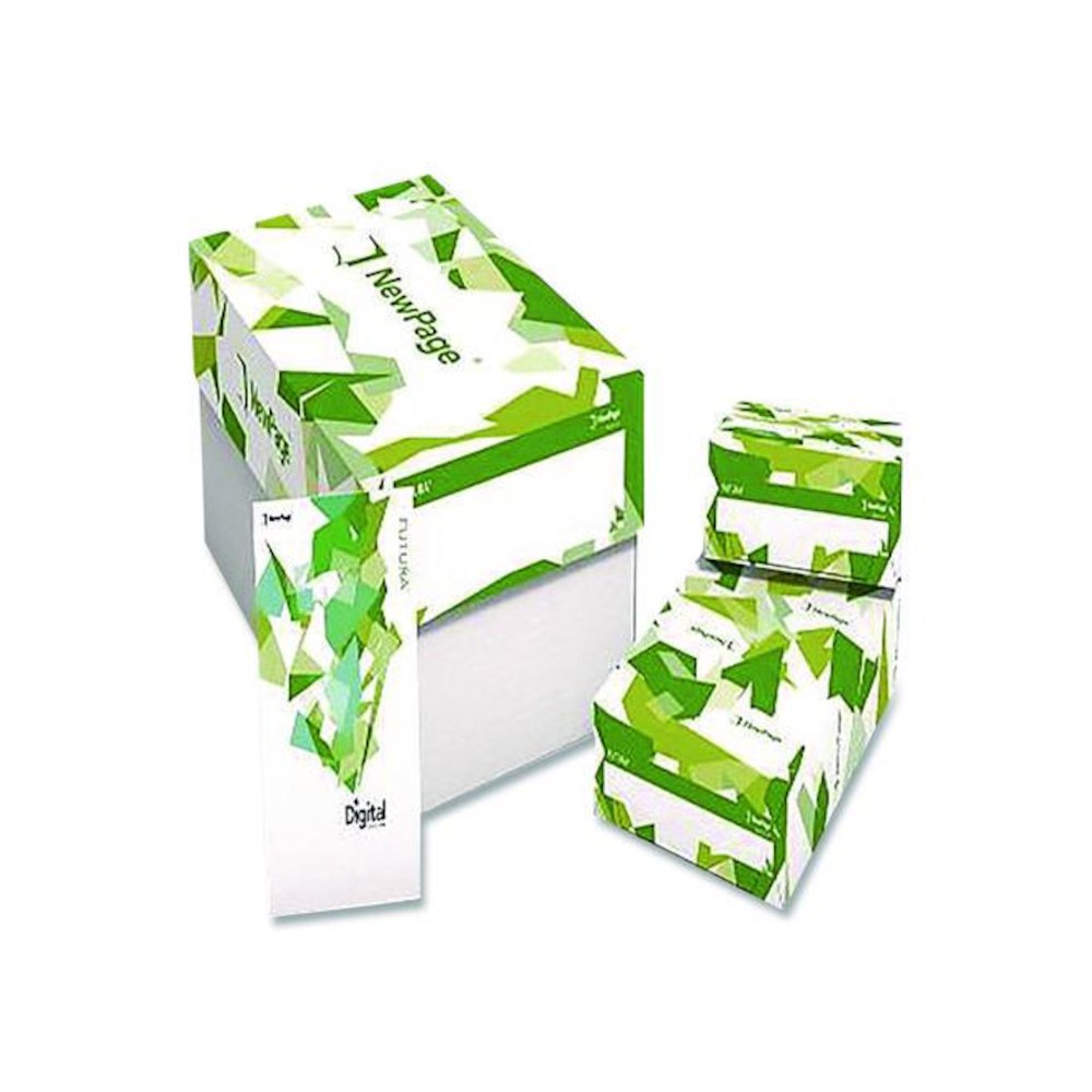 Premium Futura New Page Digital Cover Paper, 96 Bright, 80 lb Bond Weight, 8.5 x 11, White, 1,500/Carton. Picture 1