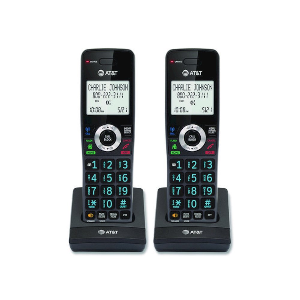 DLP73390 3-Handset Cordless Telephone, Black/Graphite. Picture 4