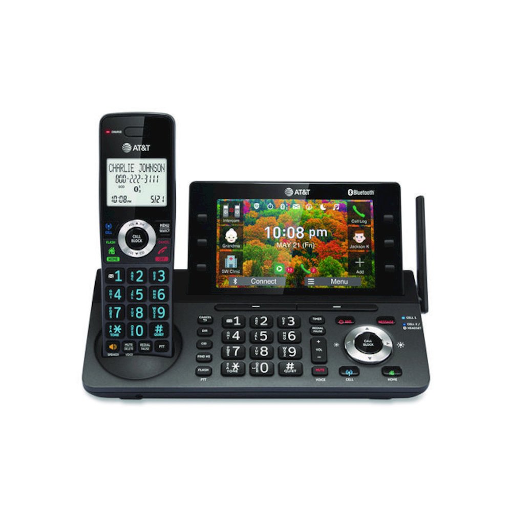 DLP73390 3-Handset Cordless Telephone, Black/Graphite. Picture 5