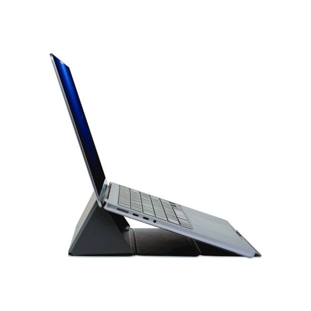 Foldio Laptop and Tablet Stand, +30 Tilt, 9.5" x 14.5" x 3", Black, Supports 7 lb. Picture 5
