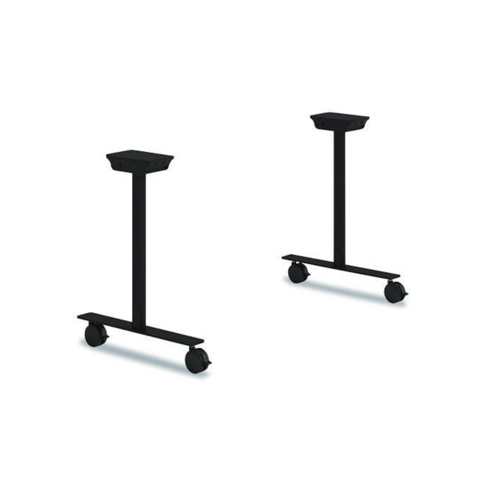Alera Seville Training Table Base, 23w x 3d x 28h, Black. Picture 1
