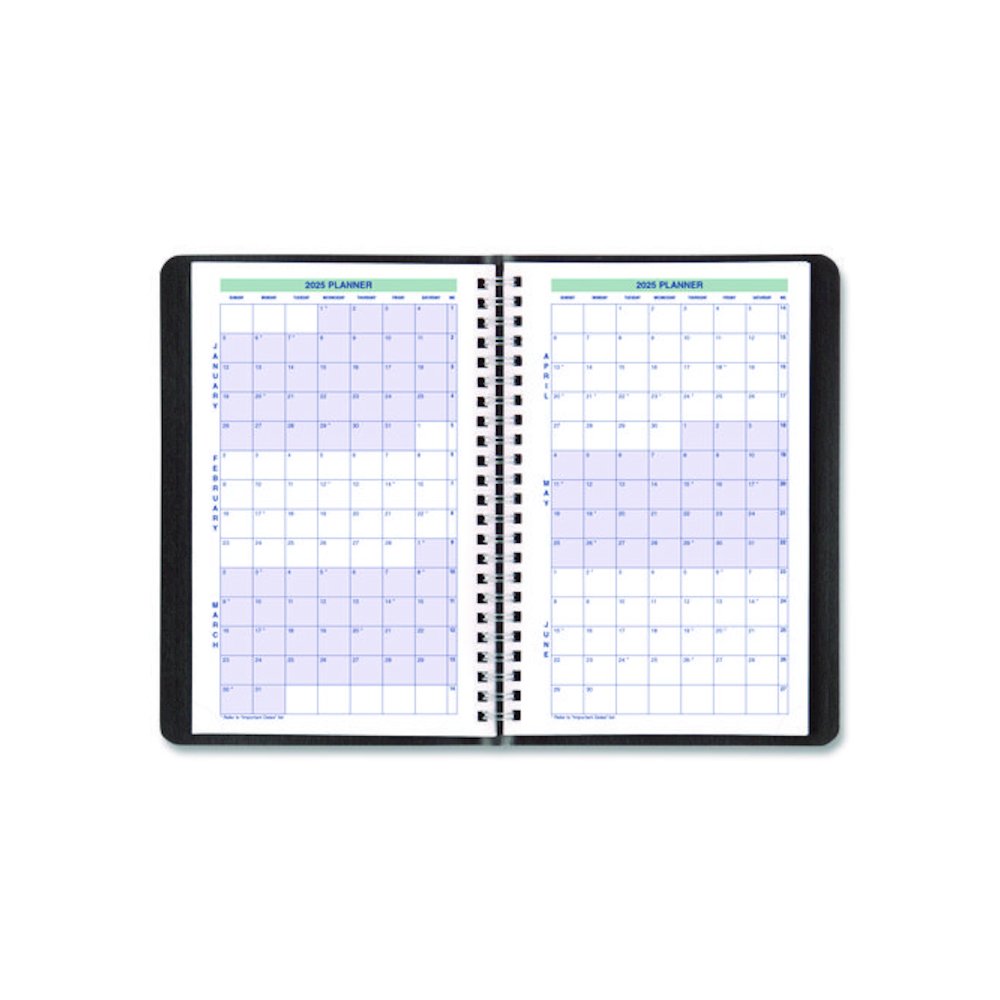 Plan and Link Weekly Planner, 8" x 5", Black Cover, 12-Month (Jan to Dec): 2026. Picture 5