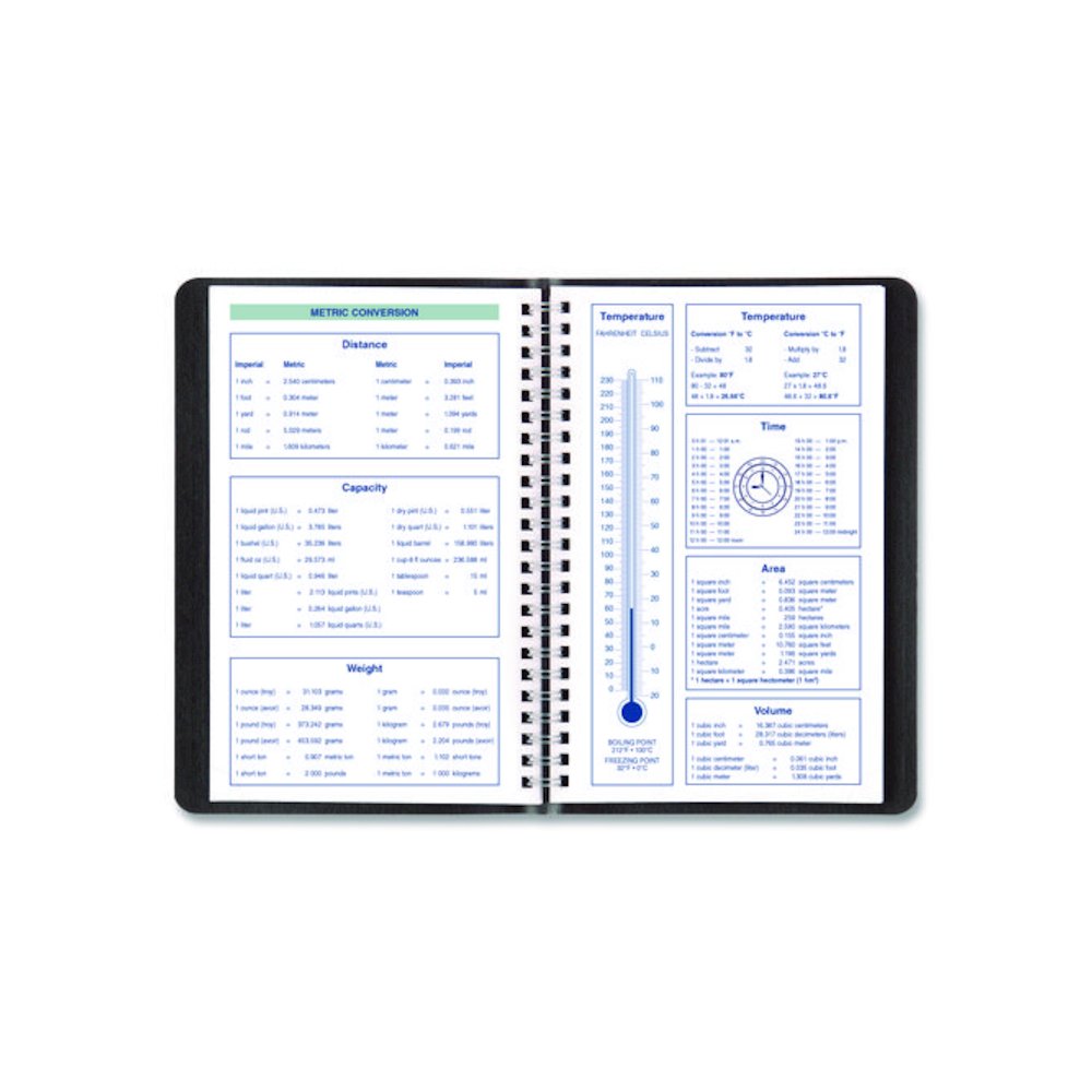 Plan and Link Weekly Planner, 8" x 5", Black Cover, 12-Month (Jan to Dec): 2026. Picture 6