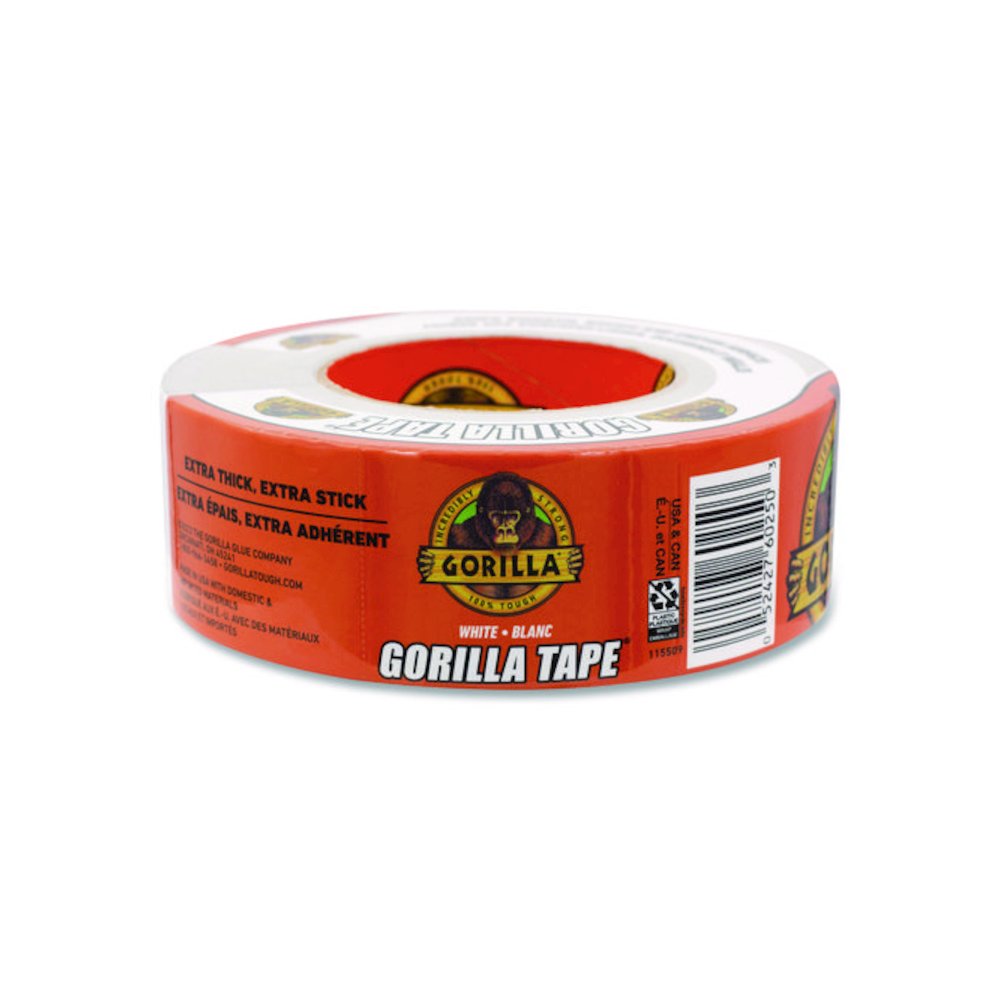 Gorilla Tape, 3" Core, 1.88" x 30 yds, White. Picture 3