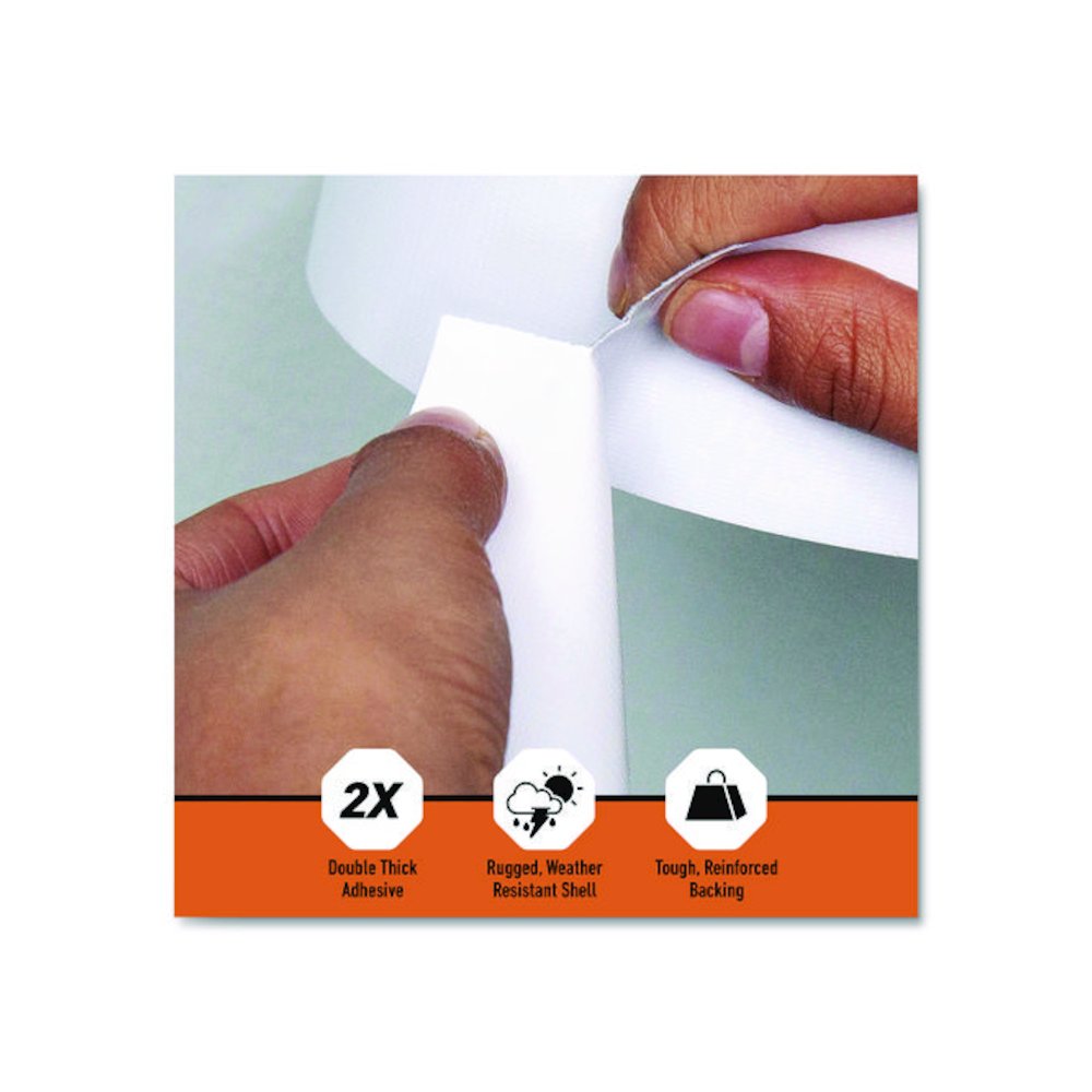 Gorilla Tape, 3" Core, 1.88" x 30 yds, White. Picture 6