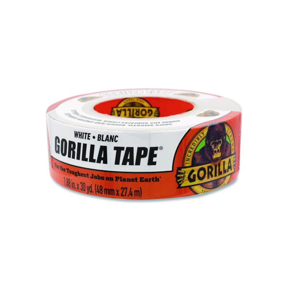 Gorilla Tape, 3" Core, 1.88" x 30 yds, White. Picture 2