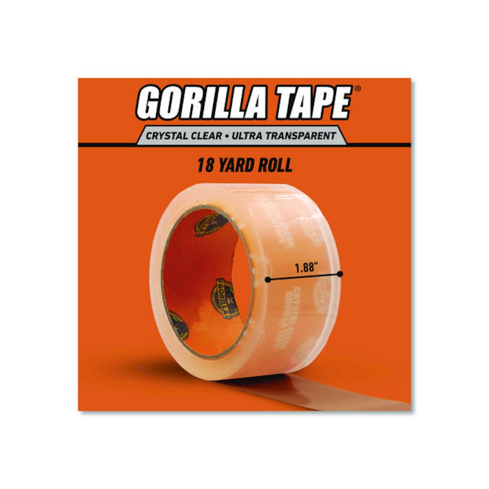 Crystal Clear Tape, 3" Core, 1.88" x 18 yds. Picture 5