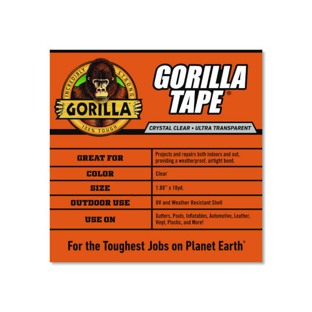 Crystal Clear Tape, 3" Core, 1.88" x 18 yds. Picture 9