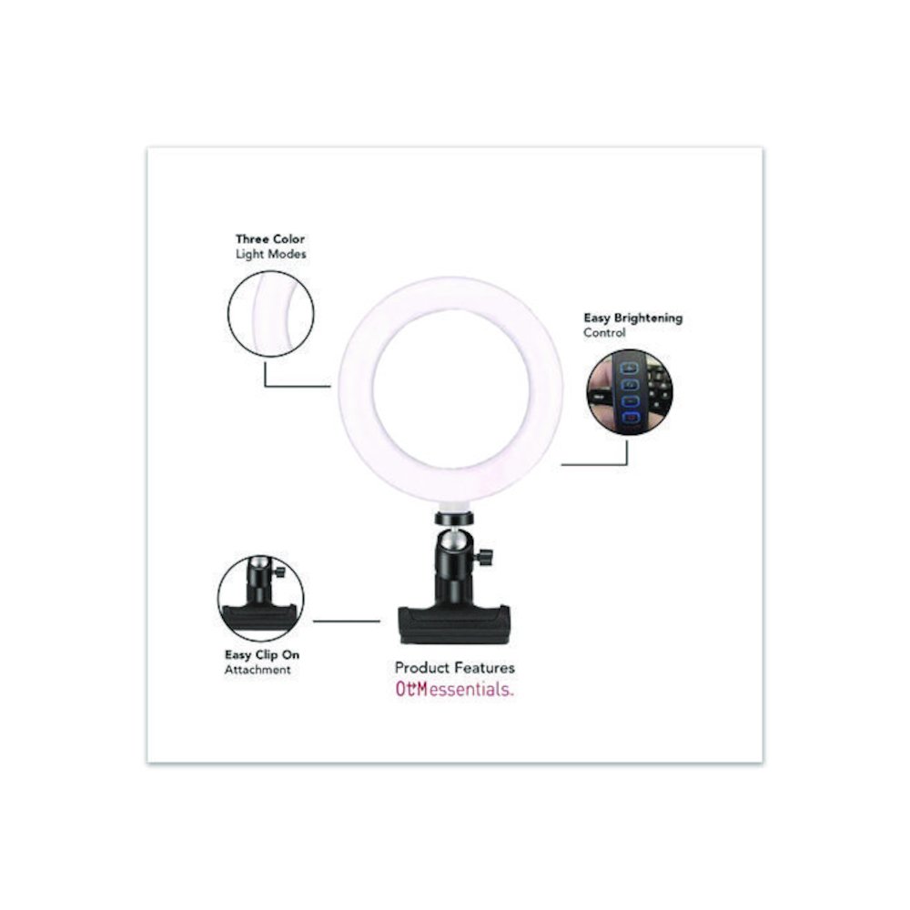Universal Ring Light, 6" dia, Black. Picture 3