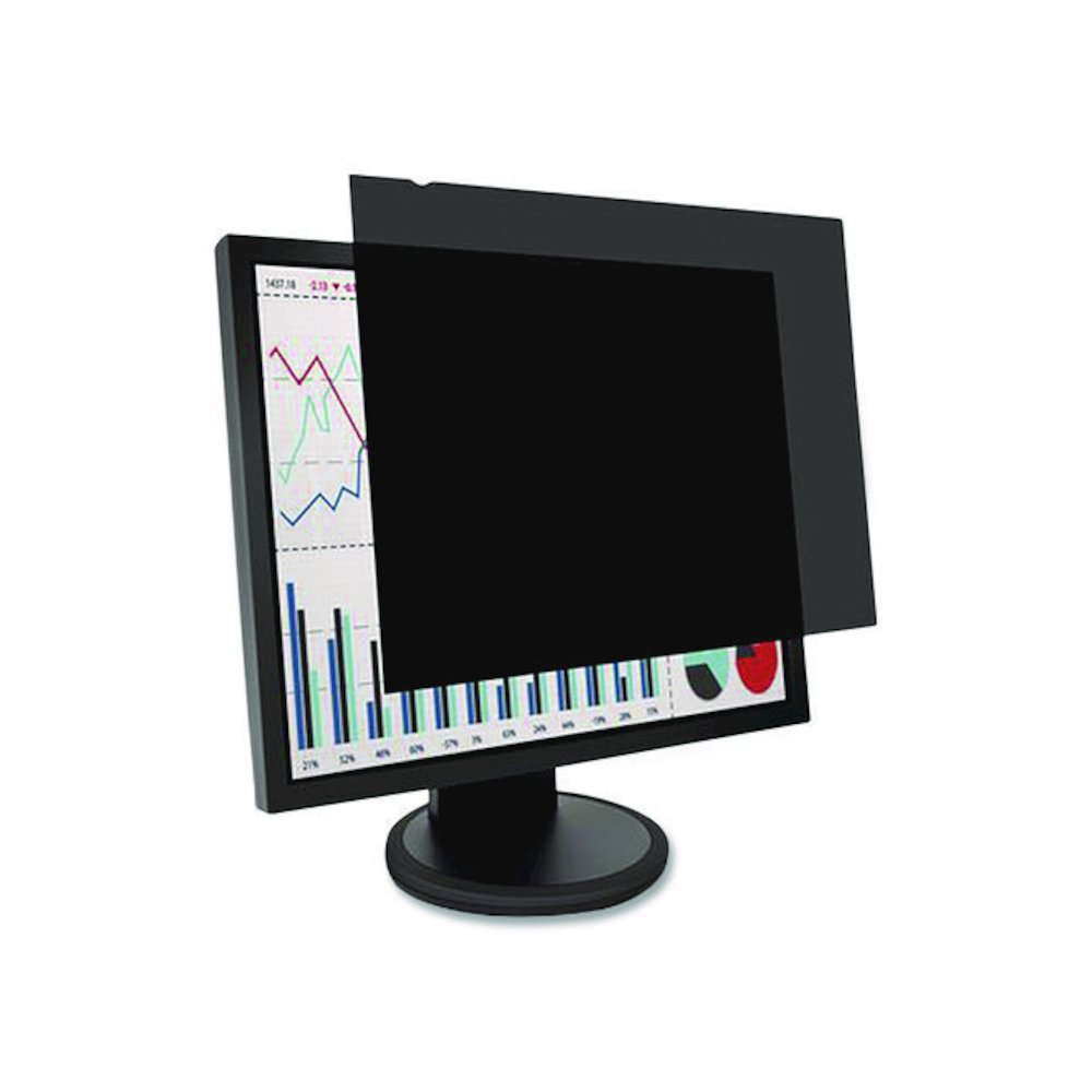 Anti-Glare Reversible Privacy Screen for 19" Widescreen Flat Panel Monitor, 5:4 Aspect Ratio. Picture 1