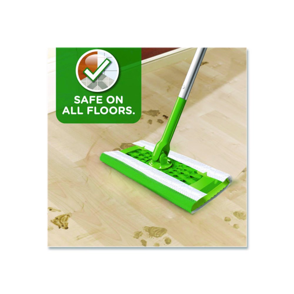 Sweeper TRAP + LOCK Wet Mop Cloth, 8 x 10, White, Lavender Scent, 24/Pack. Picture 2