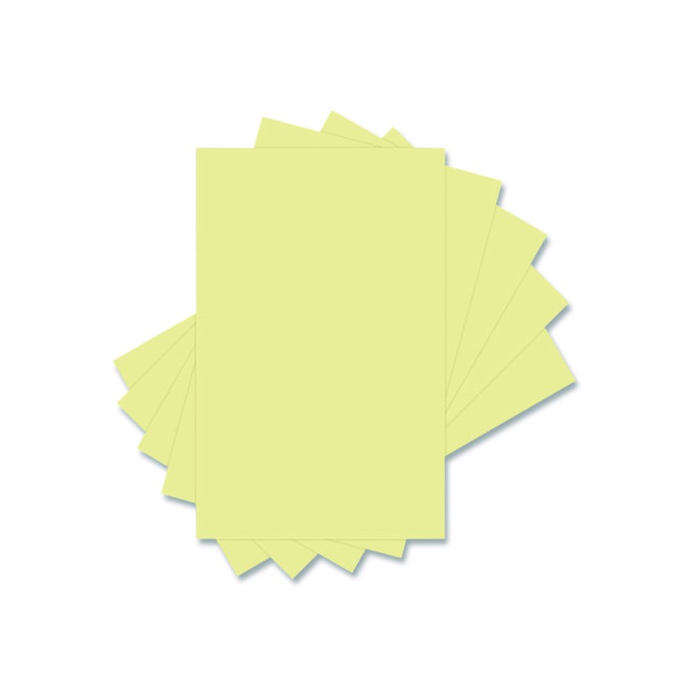 Colors 30% Recycled Multipurpose Color Paper, 20 lb Bond Weight, 11 x 17, Canary, 500/Ream. Picture 2