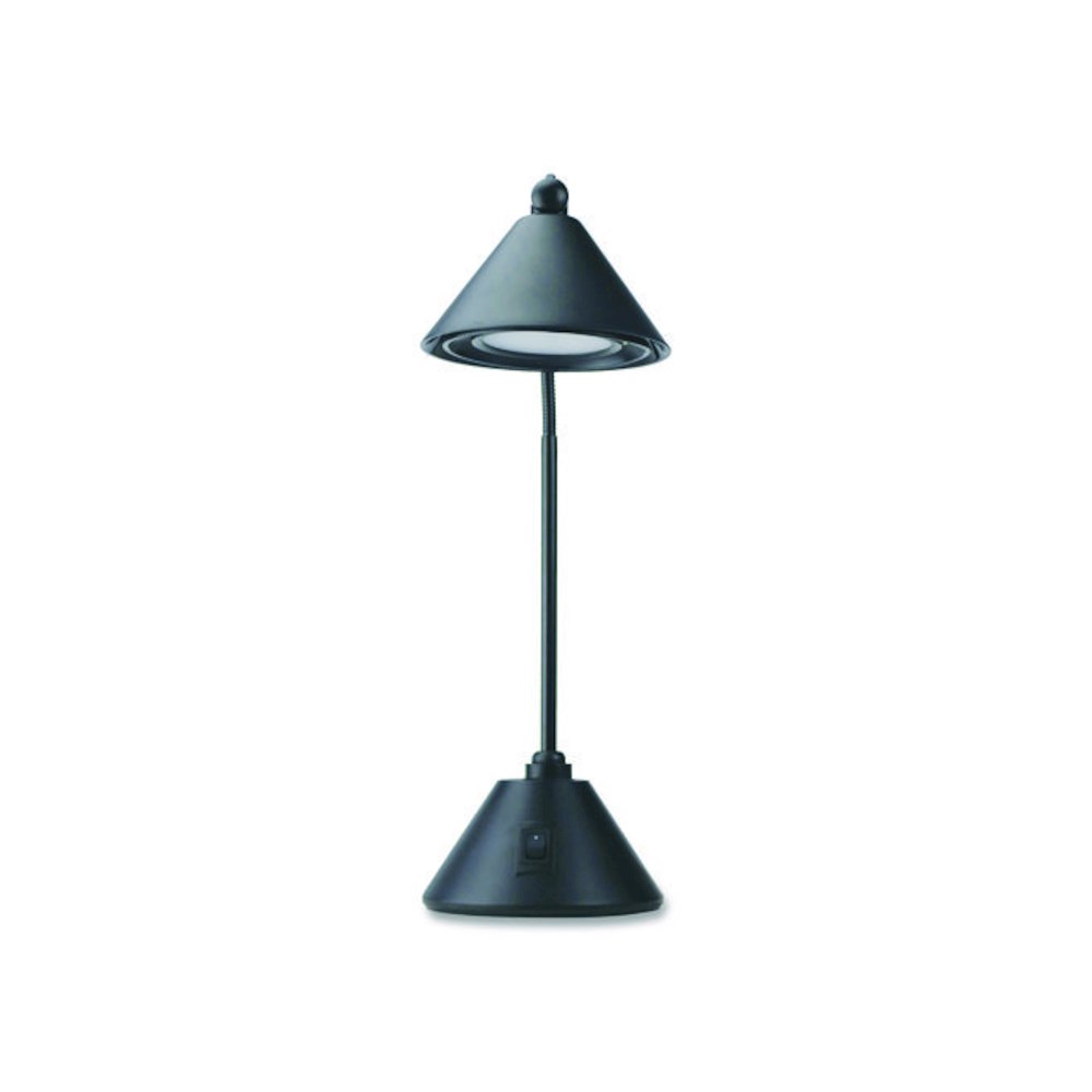 LED Task Lamp, 5.38w x 9.88d x 17h, Black. Picture 2