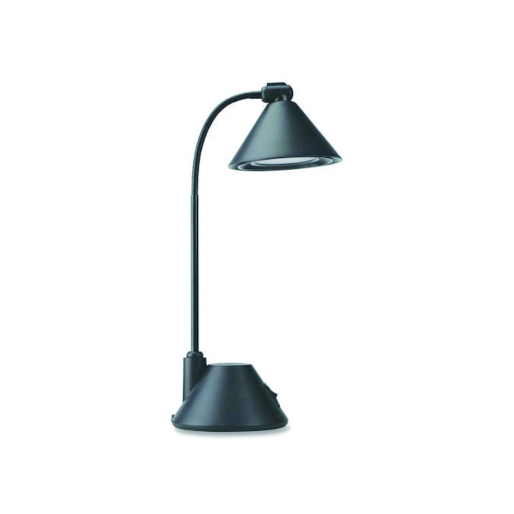 LED Task Lamp, 5.38w x 9.88d x 17h, Black. Picture 3