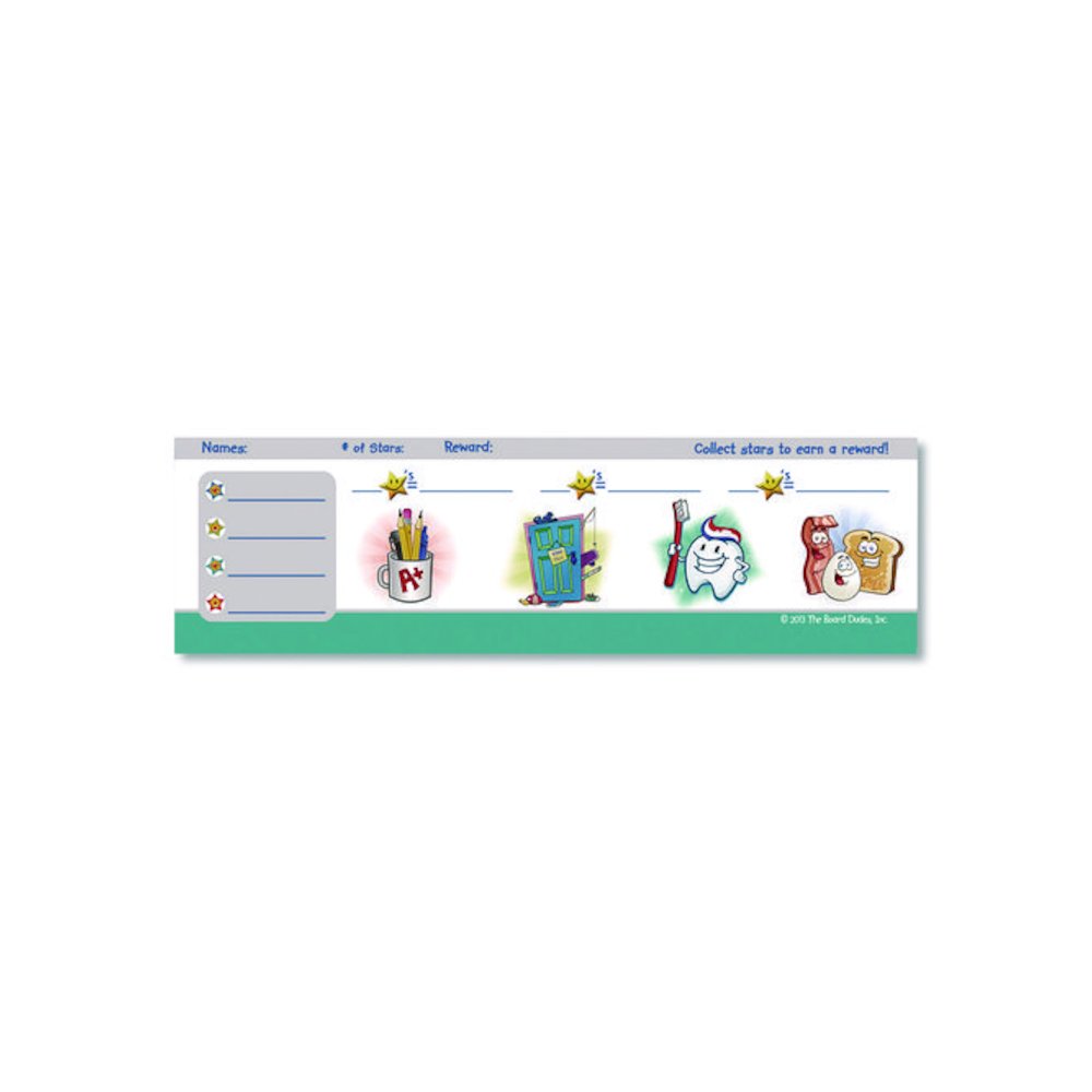 Magnetic Dry-Erase Colors Chore Chart, 11 x 14. Picture 3