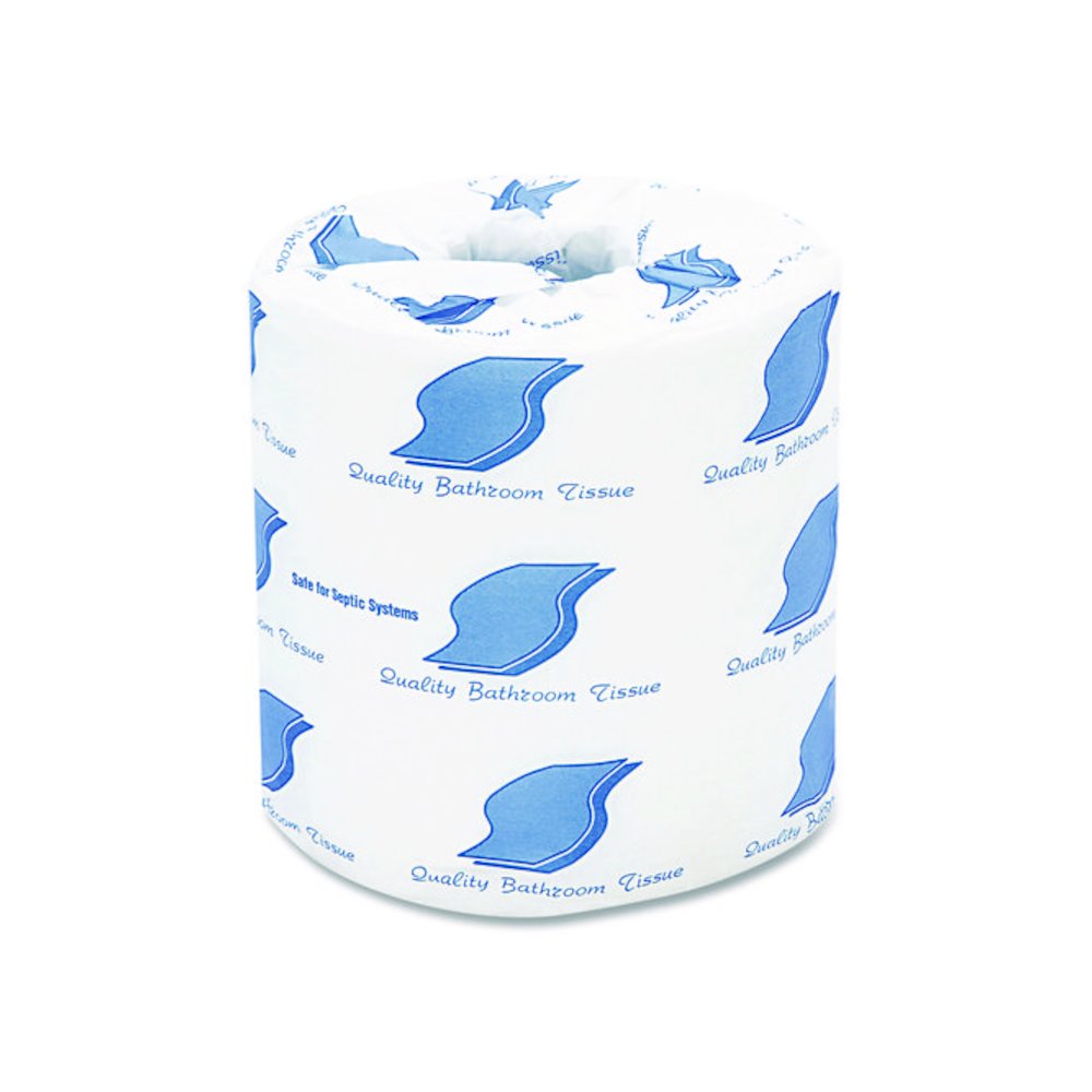 Bath Tissue, Septic Safe, 2-Ply, White, 420 Sheets/Roll, 96 Rolls/Carton. Picture 1