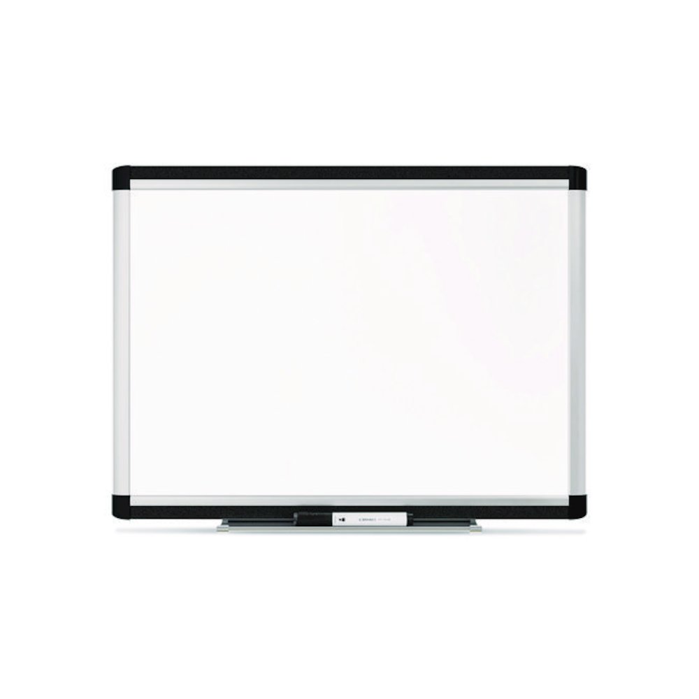 PINIT Magnetic Dry Erase Board, 24" x 18" (Actual Size: 23" x 17"), White Surface, Satin Aluminum Frame. Picture 1