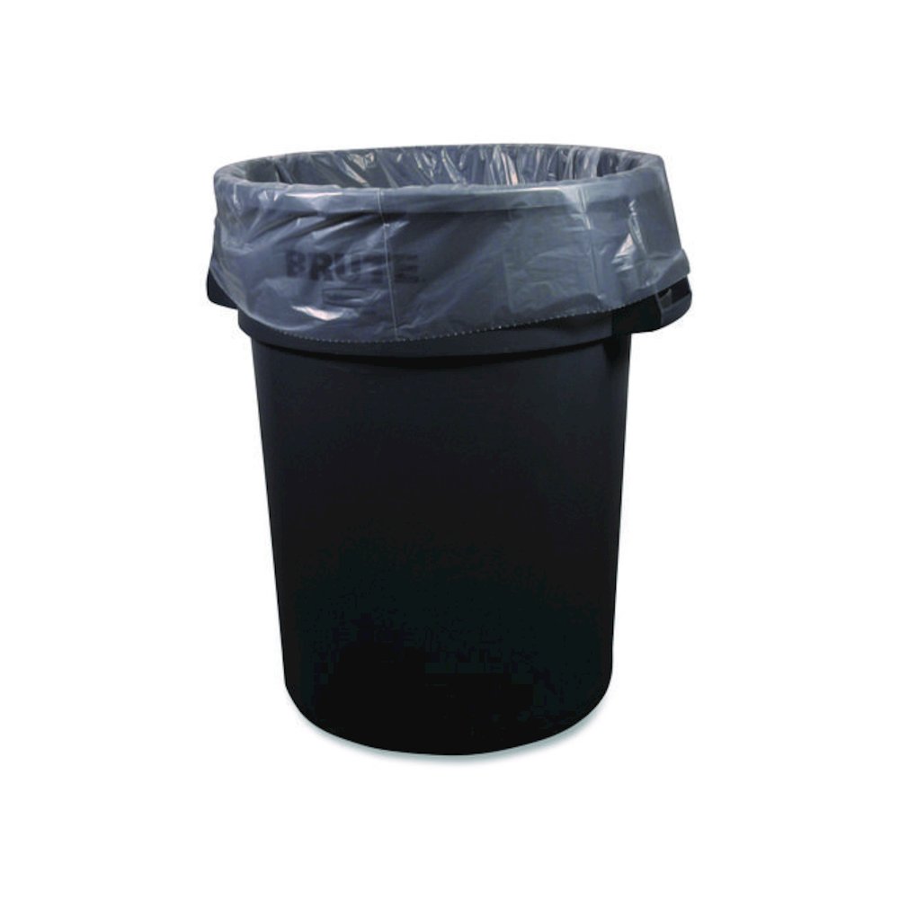 Low-Density Waste Can Liners, 32 gal, 0.9 mil, 33 x 44, Clear, Perforated Roll, 5 Bags/Roll, 20 Rolls/Carton. Picture 2