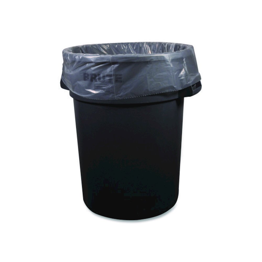 Low-Density Waste Can Liners, 44 gal, 1.3 mil, 37 x 50, Clear, Perforated Roll, 100/Carton. Picture 2