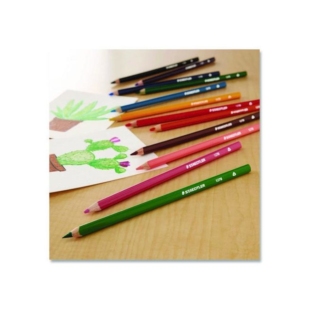 Colored Pencils, 4 mm, Assorted Lead and Barrel Colors, 72/Set. Picture 3
