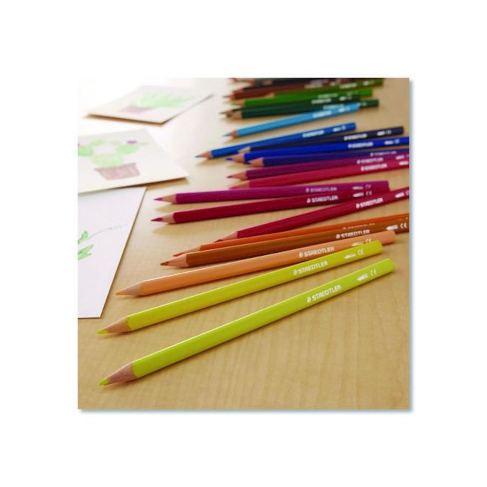 Watercolor Pencils, Assorted Lead and Barrel Colors, 24/Set. Picture 2