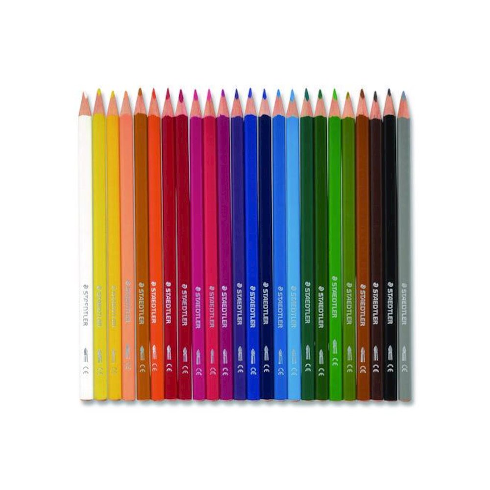 Watercolor Pencils, Assorted Lead and Barrel Colors, 24/Set. Picture 1