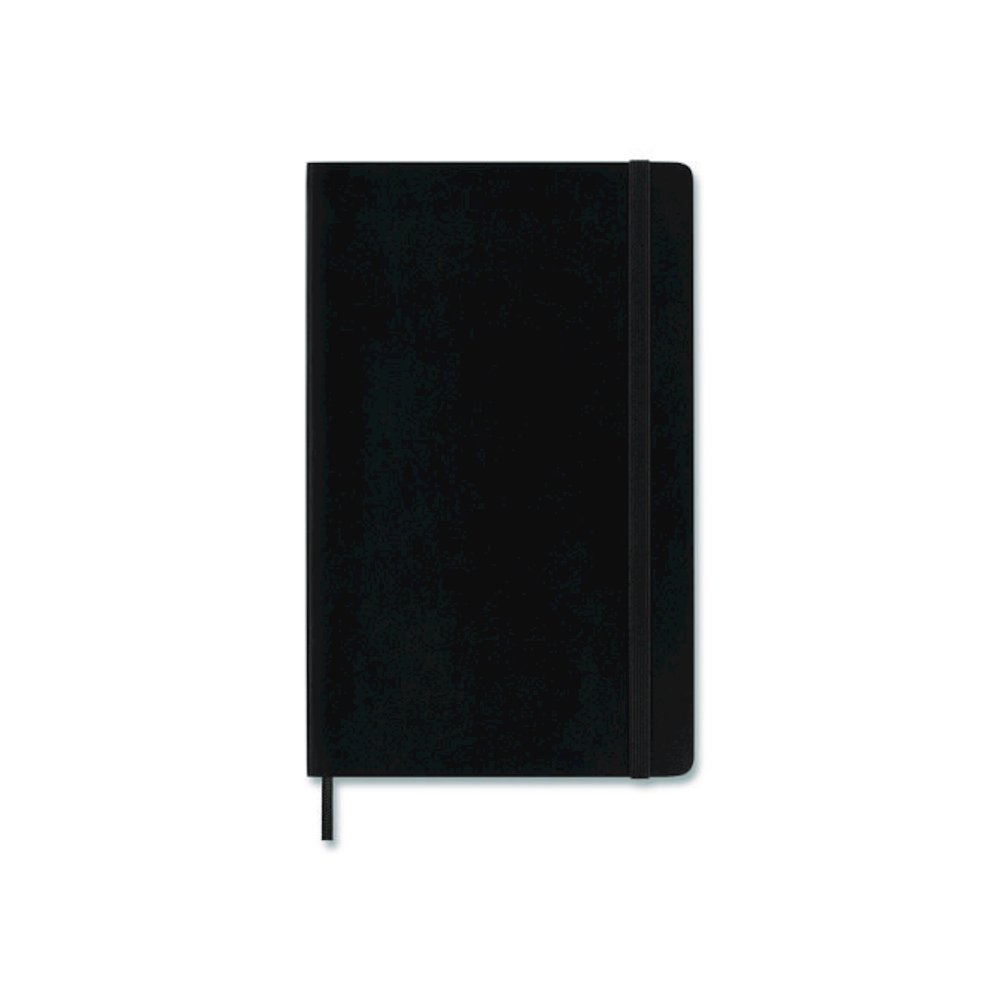 Classic Softcover Notebook, 1-Subject, Narrow Rule, Black Cover, (192) 8.25 x 5 Sheets. Picture 3
