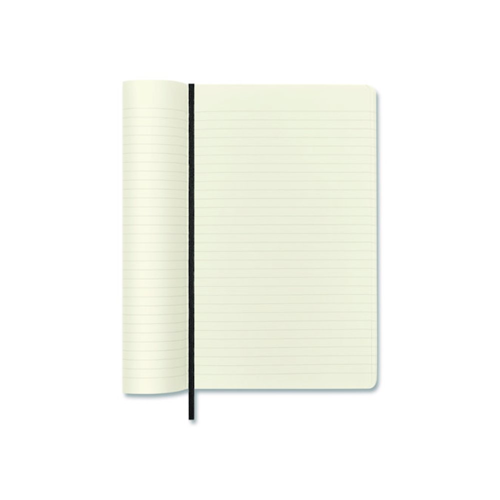 Classic Softcover Notebook, 1-Subject, Narrow Rule, Black Cover, (192) 8.25 x 5 Sheets. Picture 4