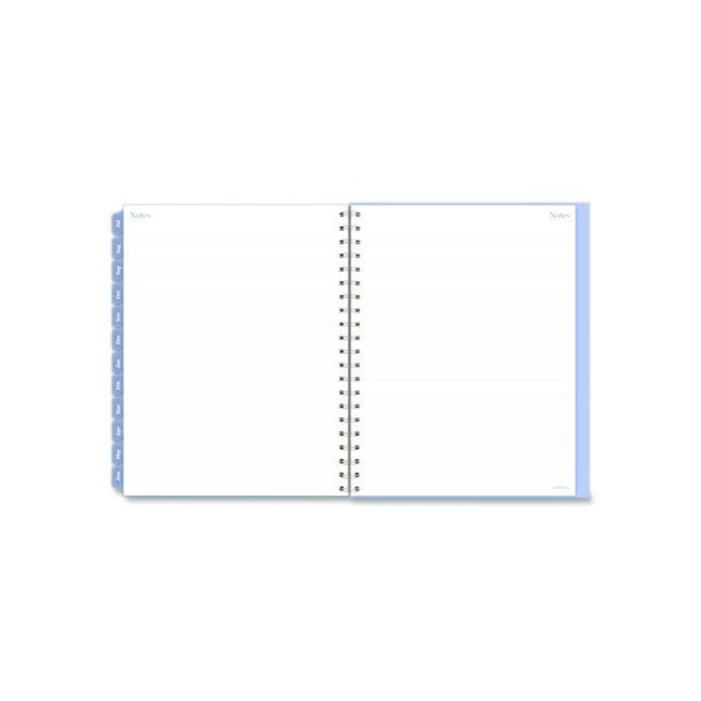 Dewdrop Academic Weekly Monthly Planner, Watercolor Floral, Blue/Gray/Purple Cover, 12-Month (July to June): 2025 to 2026. Picture 9