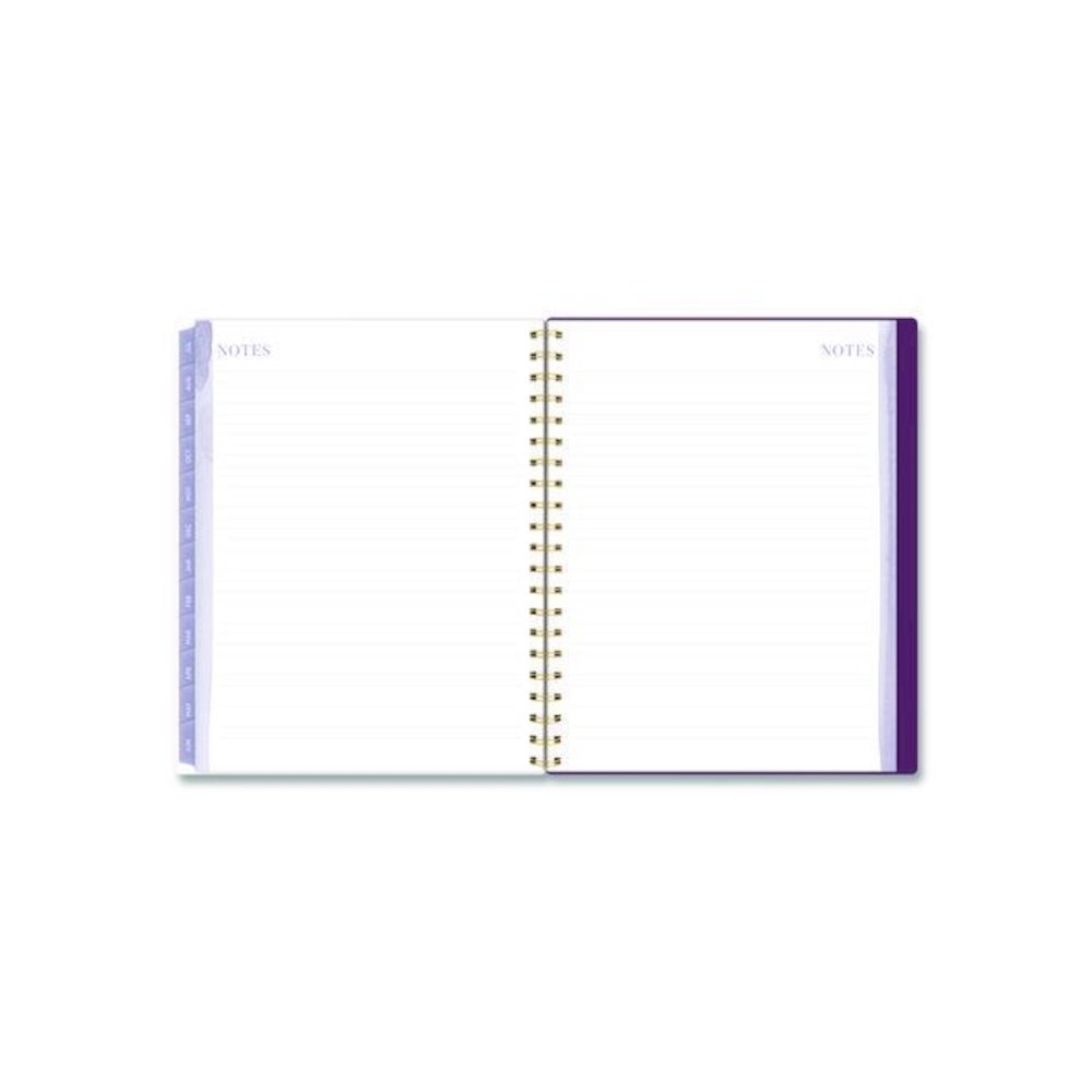 Leah Bisch Petite Floral Academic Weekly Monthly Planner, 11 x 8.5, Purple/Green Cover, 12-Month (July to June): 2025 to 2026. Picture 6