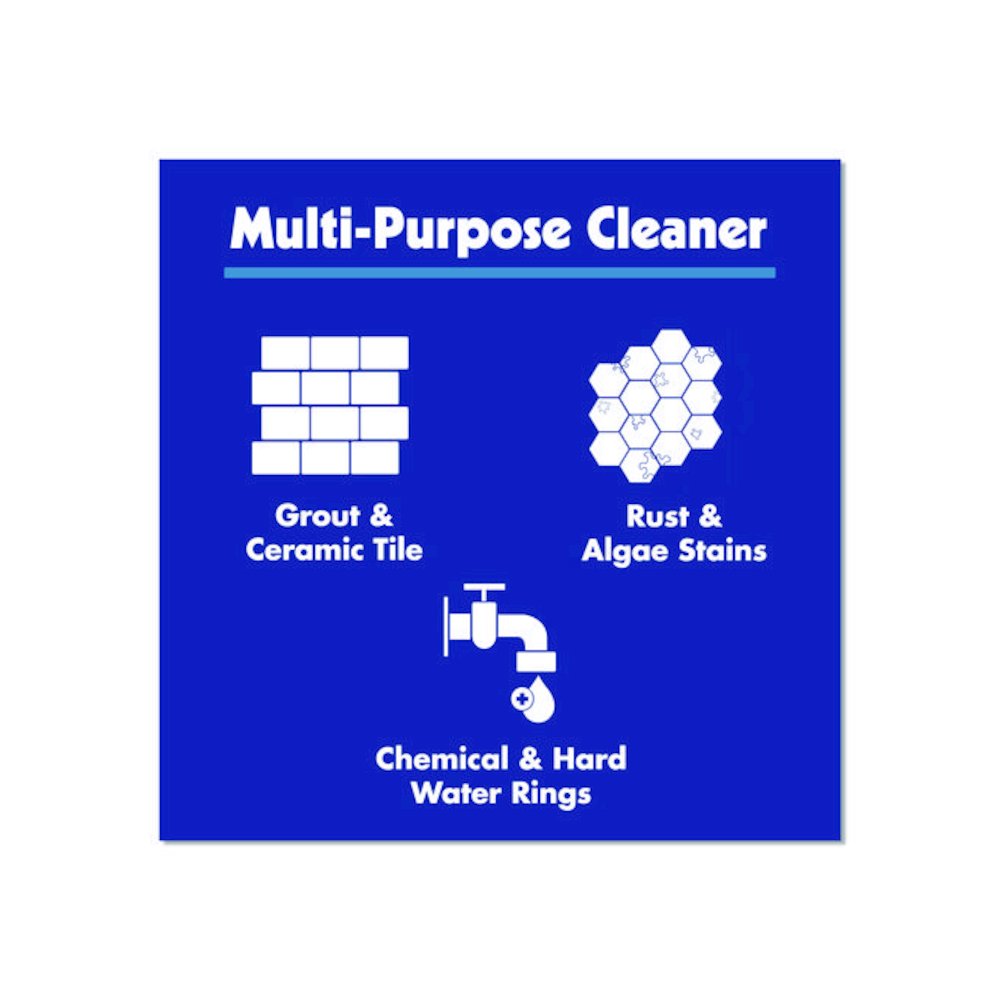 Tile and Concrete Cleaner, 6 x 1.5, Gray, 12/Carton. Picture 4