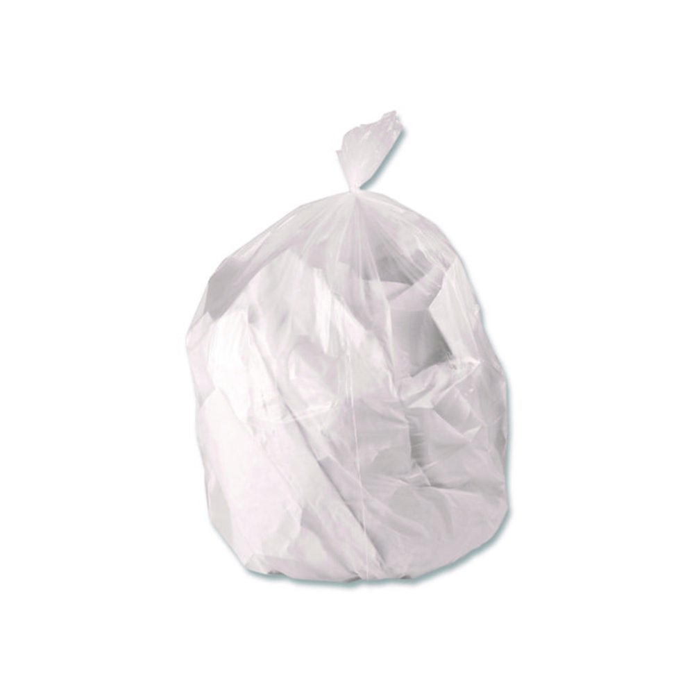 Linear Low-Density Can Liners, 33 gal, 0.65 mil, 33 x 39, Clear, Roll, 250/Carton. Picture 1