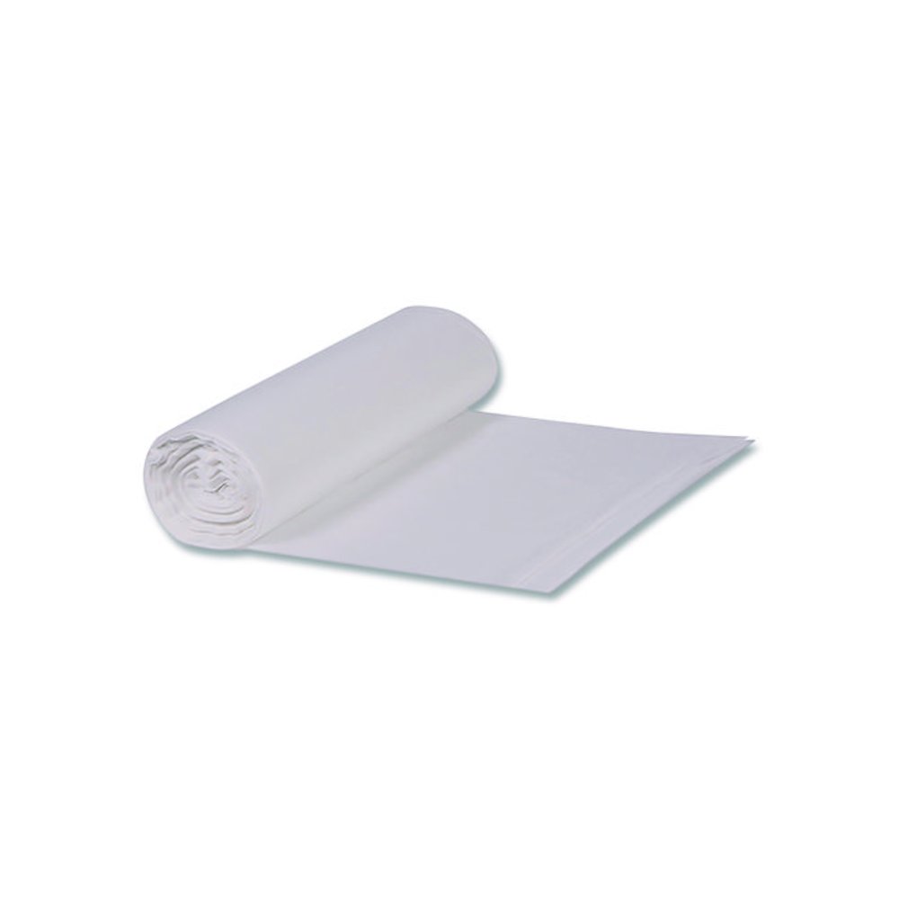 Linear Low-Density Can Liners, 33 gal, 0.65 mil, 33 x 39, Clear, Roll, 250/Carton. Picture 2